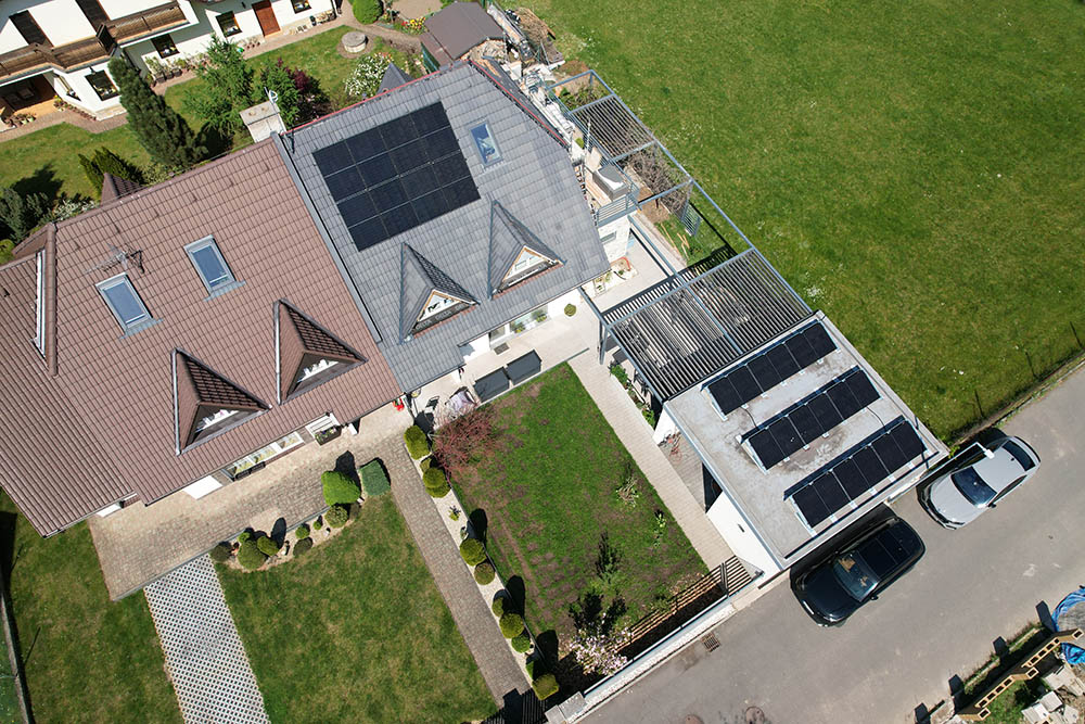 Solární panely nainstalované dodavatelem Solar Brothers